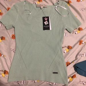 Guess body con shirt NWT